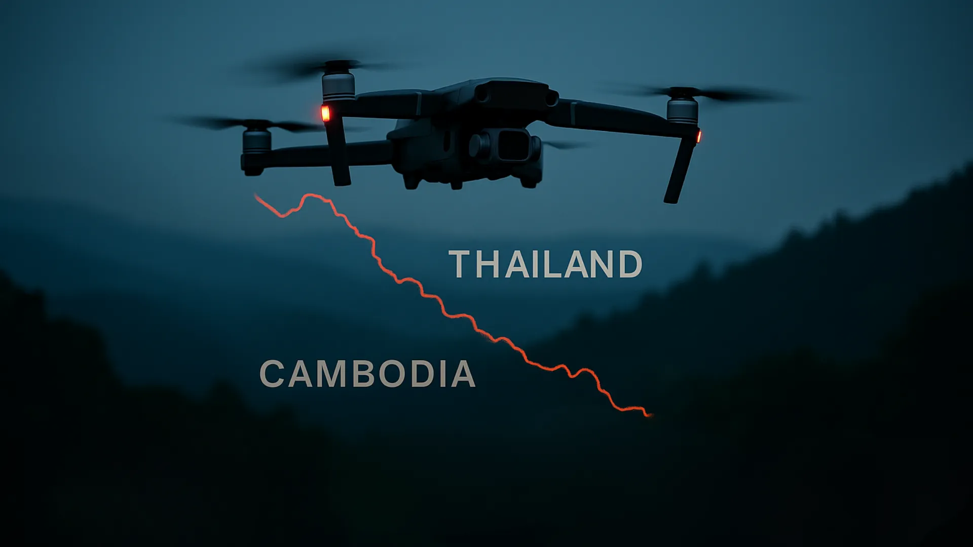 โดรนต้องสงสัย