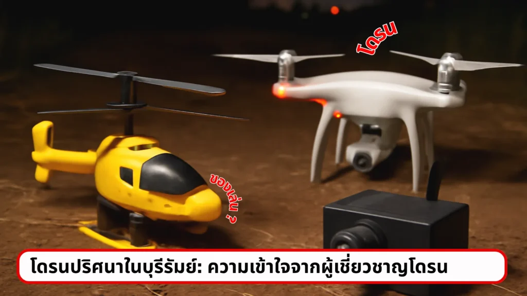 โดรนปริศนาในบุรีรัมย์: ความเข้าใจจากผู้เชี่ยวชาญโดรน
